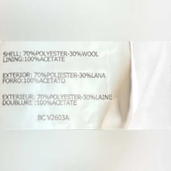 NORDSTROM INSIGHT NEW YORK Moto Asymmetrical Zipper Wool Tunic Vest Blk 10✨NWT✨ - Picture 8 of 9